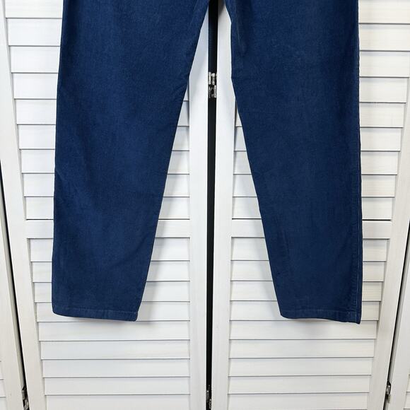 Everlane Blue Uniform Straight Fit Corduroy Pants Organic Cotton Size 30x30 - Picture 7 of 9